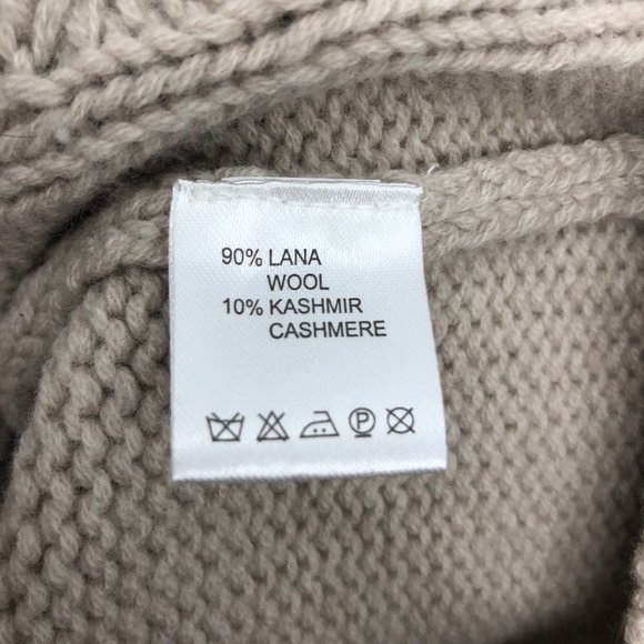 Snobby Sheep Mock Neck Cable Knit Sweater Dress - Picture 13 of 14